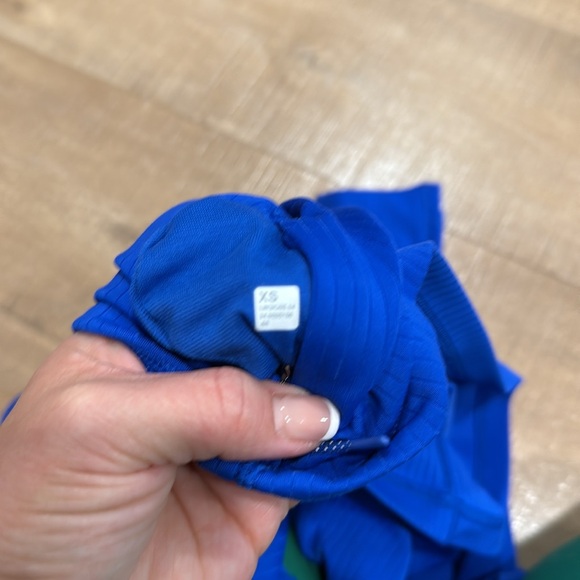 Lululemon Its Rulu Run Cropped Half Zip Blazer Blue Tone Size XS - Picture 16 of 16